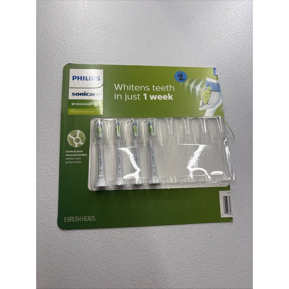 Philips Sonicare W DiamondClean Replacement Brush Heads 4 Pack White - Picture 1 of 1